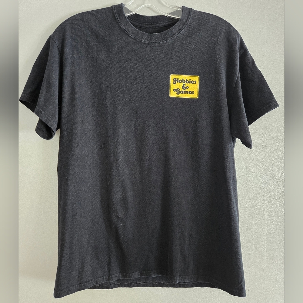 Steven Rhodes Mens Black T-Shirt Hobbies Games Crew‎ NecK Size M